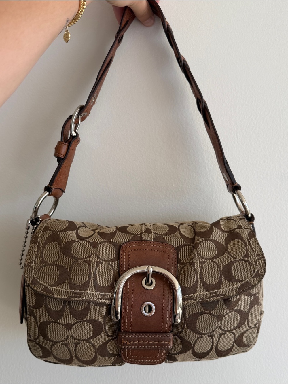 Vintage Coach Soho Signature Flap Shoulder Bag 11862 🤎